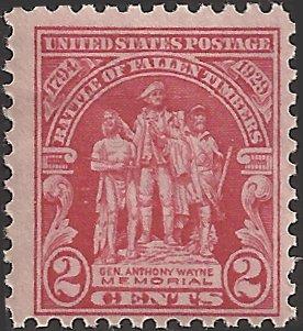 # 680 MNH - SCV-1.10 - Carmine Rose - Battle Of Fallen Timbers