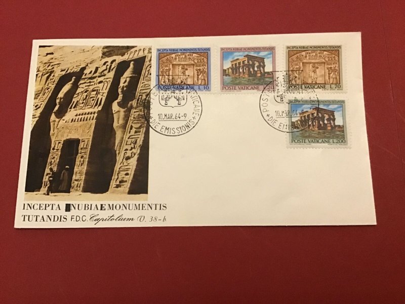 Vatican 1964 Monuments Postal Cover R42326 