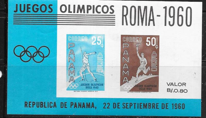 Panama #C237a 1960 Olympics  (MNH) CV $4.50