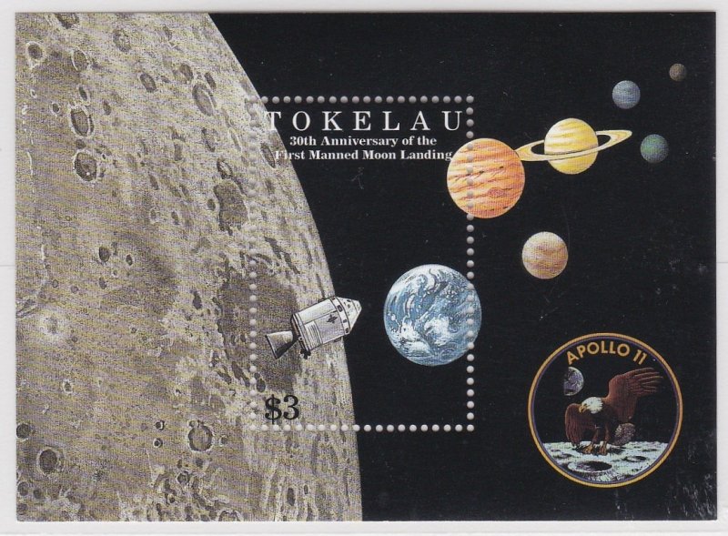 Tokelau # 266-271 & 272, Moon Landing 30th Anniversary,  NH, 1/2 Cat