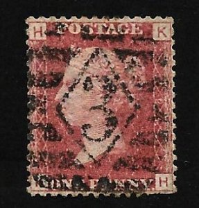 Great Britain 1864 - U - Plate #102 - Scott #33B