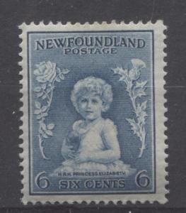 Newfoundland #192 6c Bright Prussian Blue Princess 1932-37 Resources VF-75 OG