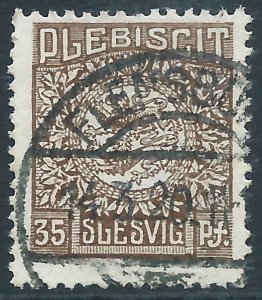 Schleswig, Sc #8, 35pf Used