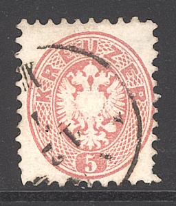 Austria 1864  Scott #24 used