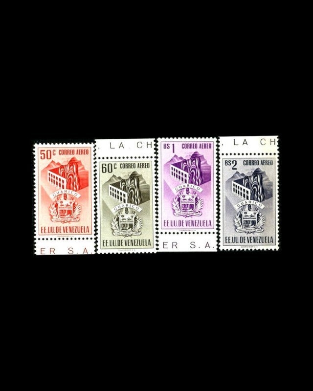 VINTAGE:VENEZUELA 1953 OGNHPOF SCOTT#C464-472 $ 55.90 LOT#VEN1953G