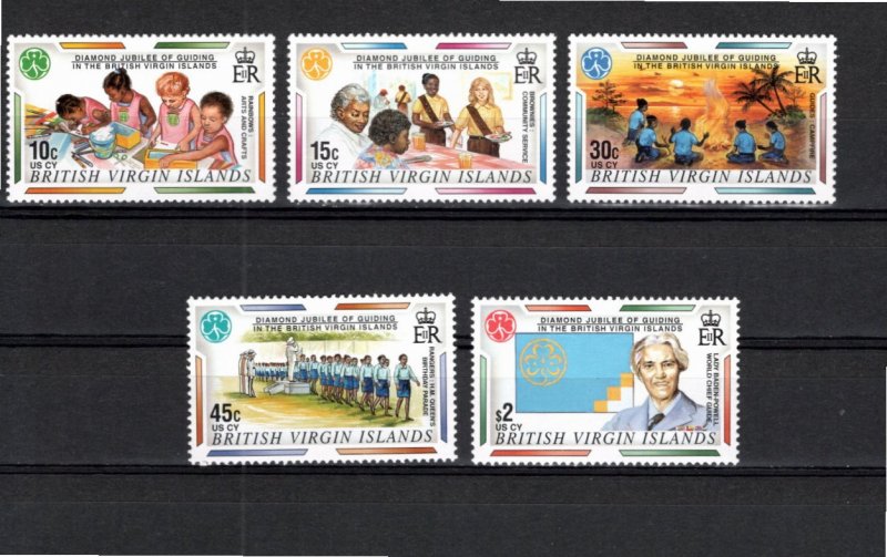 Virgin Islands (British) 1996 MNH Sc 842-6