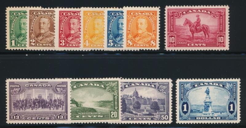 CANADA 217-227 MINT NH (NH)