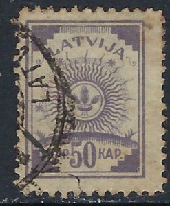 Latvia 23 Used Perf 11.5 1919 issue (ak5039)