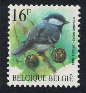 Belgium Coal Tit Bird Buzin 'Mesange noire' 16f 1999 MNH SC#1714 SG#3314 MI#2856