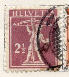 Switzerland 1916 Early Issue Fine Used 2.5c. 133348