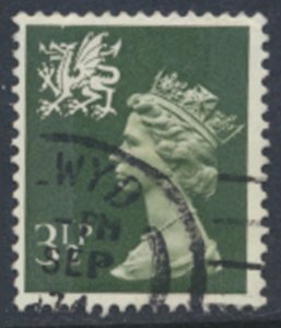 GB Wales   SC# WMMH3  SG W16  Used 1 center band  see details & scans