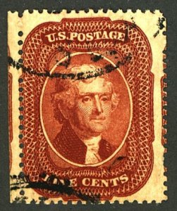 U.S. #28b USED WITH PSAG CERT