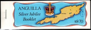 ANGUILLA SGSB1 1977 SILVER JUBILEE BOOKLET MNH