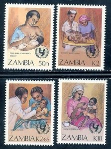 Zambia MNH 440-3 U.N. Campaign Health SCV 4.05