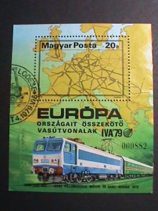 ​HUNGARY-1979 SC#2580  INTERNATIONAL TRANSPORTATION EXHIBITION USED S/S VF