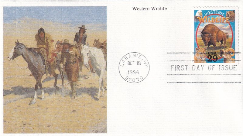 1994, Western Wildlife, Mystic, FDC (E14468)