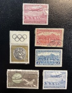 Czechoslovakia LOT - Large LOT includes some imperf issues.