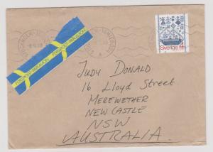 Sweden Sc#1276 on Cover Used in 1989