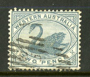 WESTERN AUSTRALIA #63  USED SCV $2.00 BIN $.80