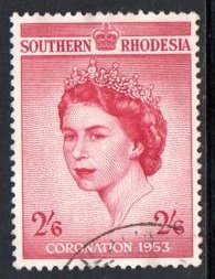 Southern Rhodesia - 1953 Coronation Used SG 77