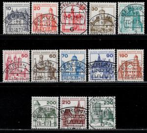 Germany Berlin Scott # 9N391 - 9N403, used