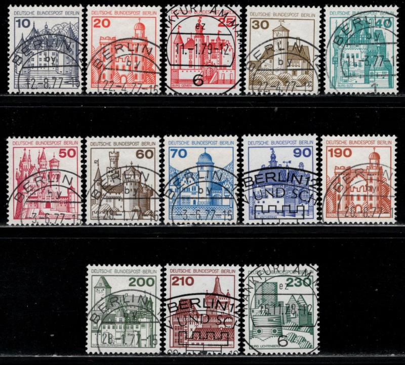 Germany Berlin Scott # 9N391 - 9N403, used