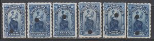 Canada, Revenue,  Yukon Territory Law Stamps (YL7-YL12) USED SET