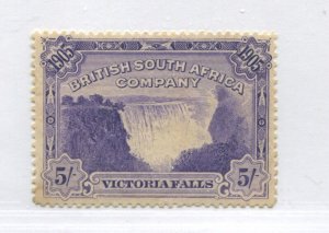 Rhodesia 1905 5/ mint o.g. hinged