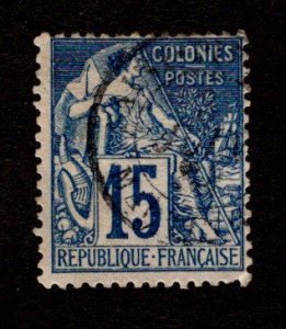 FRENCH COLONIES SC# 51 F/CTO 1881