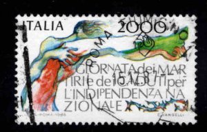 Italy Scott 1677 Used  1986 Memorial Day stamp
