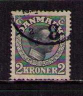 DENMARK Sc# 133 USED FVF King Christian X