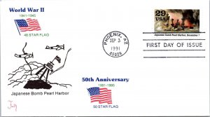 FDC 1991 - Japanese bomb Pearl Harbor - Phoenix, AZ - F36755