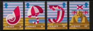 JERSEY SG124/7 1975 JERSEY TOURISM MNH