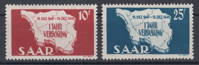 SAAR 1948 Sc#201-202 Mi#260-261 mnh (DR1462)