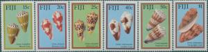 Fiji 1987 SG751-756 Cone Shells set MNH