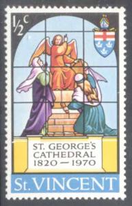 St Vincent ~ #303 ~ St Georges Catherdral 150th ~ MNH