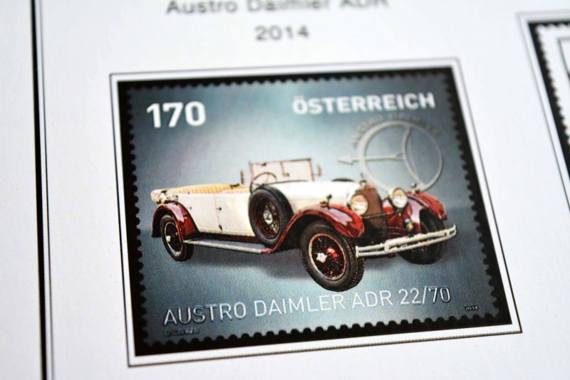 COLOR PRINTED AUSTRIA 2011-2020 STAMP ALBUM PAGES (101 illustrated pages)