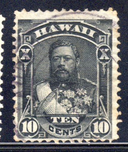 Hawaii #40, part Laupahoehoe cancel, CV $25.00