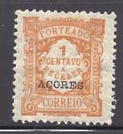 Portuguese  Colonies,  Azores J16 (M)