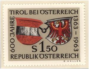 Austria 1963  Scott #708 MNH