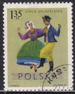 Poland 1688 Regional Costumes Lower Silesia, Wroclaw 1969