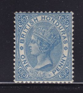 Br. Honduras Scott # 13 VF OG lightly hinged nice color cv $ 75 ! see pic !