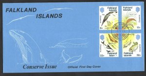 FALKLAND ISLANDS  CONSERVATION FIRST DAY COVER   1984