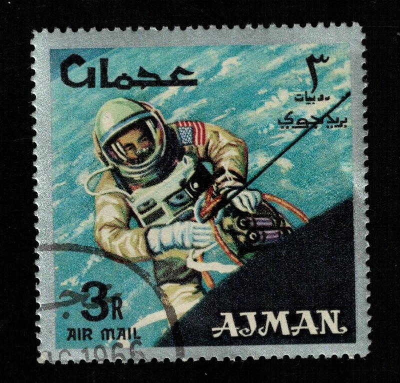Space 1966 Airmail - Space Achievements, Ajman 3Riyal (TS-562)