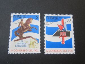 Cuba 1991 Sc 3351-52 CTO set MNH