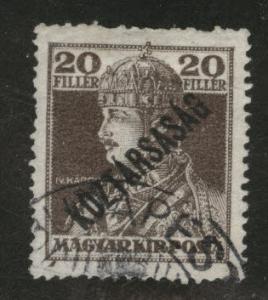 Hungary Scott 170 Used