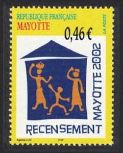 Mayotte National Census 2002 MNH SG#172