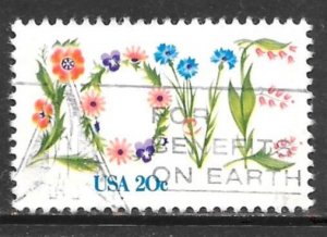 USA 1951: 20c Love, used, VF