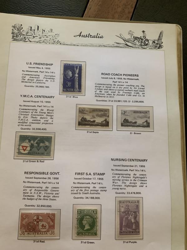 Australia Collection from 1927 to 1978 Used Cat. Value $575