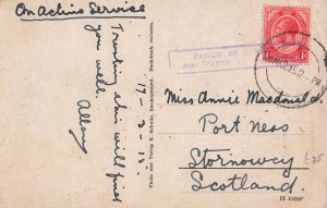 South West Africa 1915 WWI Blank ABPO 5 Swakopmund Hotel Military Postcard